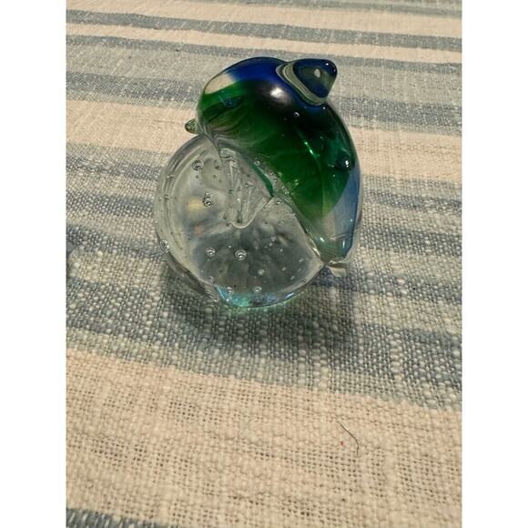 Two glass dolphin paperweights - Picture 7 of 11